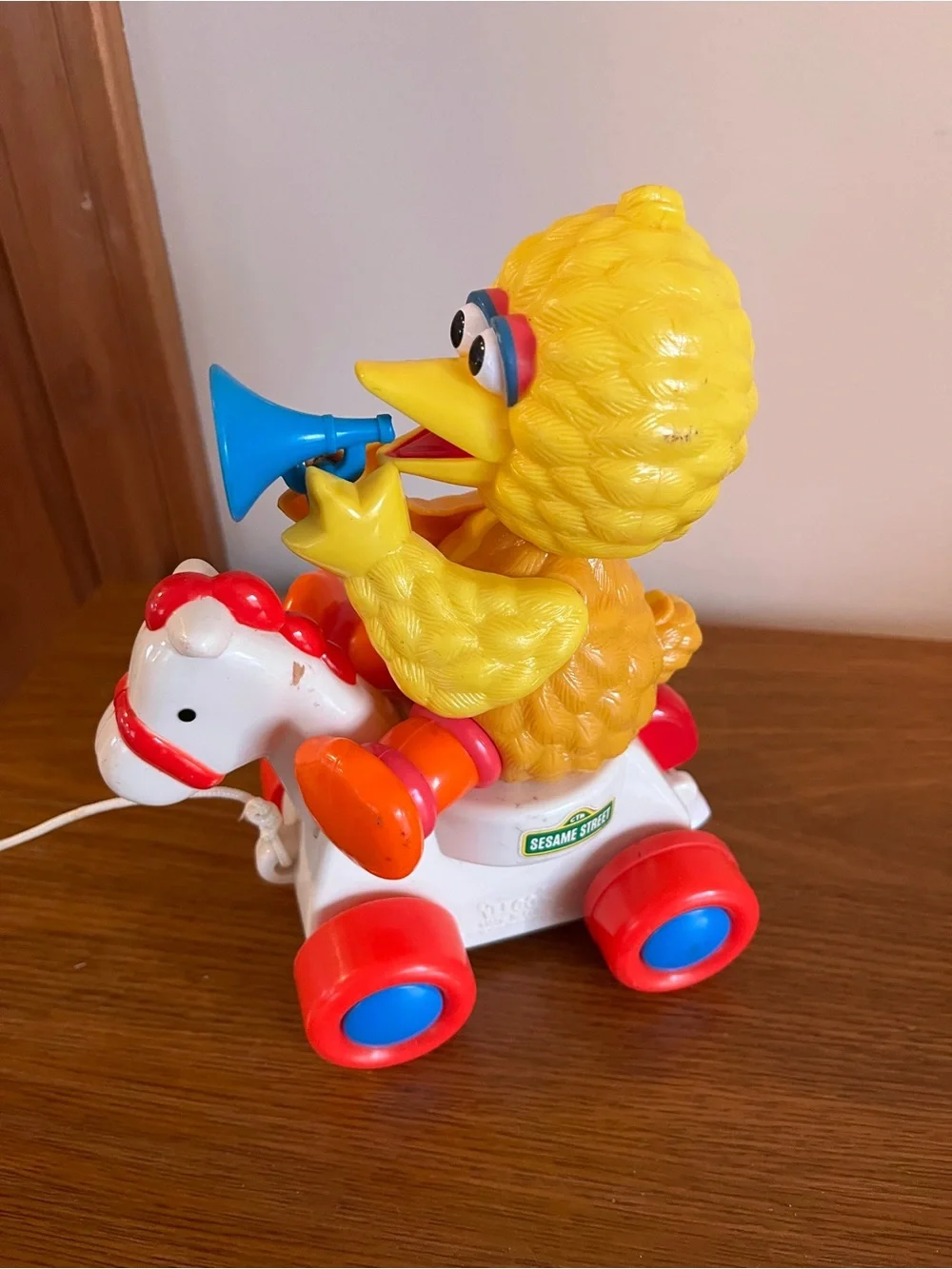 Vintage Sesame Street Pull Along Train